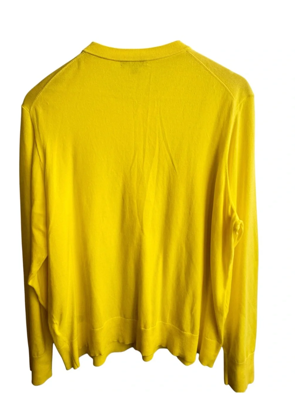 J. Crew Jackie Cotton Blend Cardigan Sweater Yellow 2X E8447